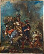 Eugene Delacroix Abduction of Rebecca oil painting reproduction